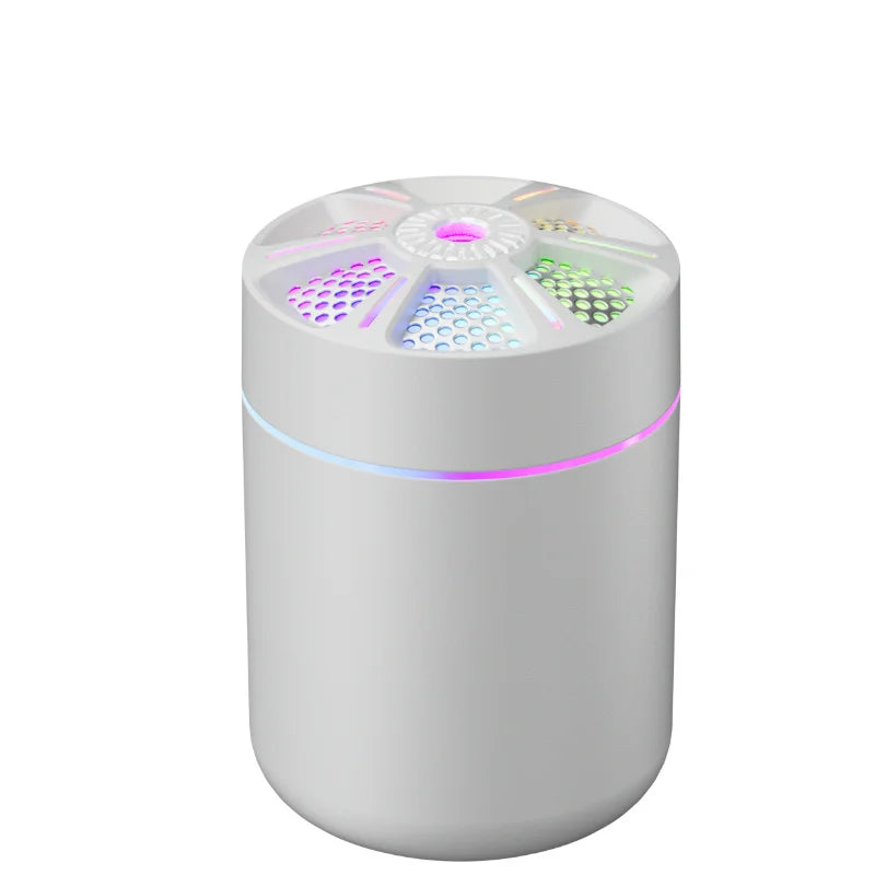 KEBETEME Mini USB Humidifier – 180ml Cool Mist Air Freshener