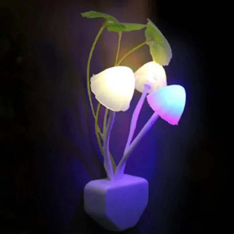 3-Color Sensor Plug-In Lamp for Bedroom & Kids