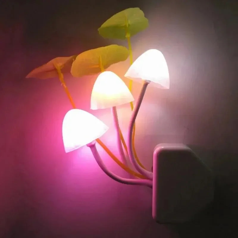 3-Color Sensor Plug-In Lamp for Bedroom & Kids