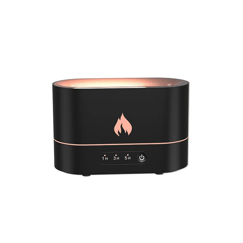 FlameGlow™ LED Aroma Diffuser Night Light – 2-in-1 Mist & Mood Light