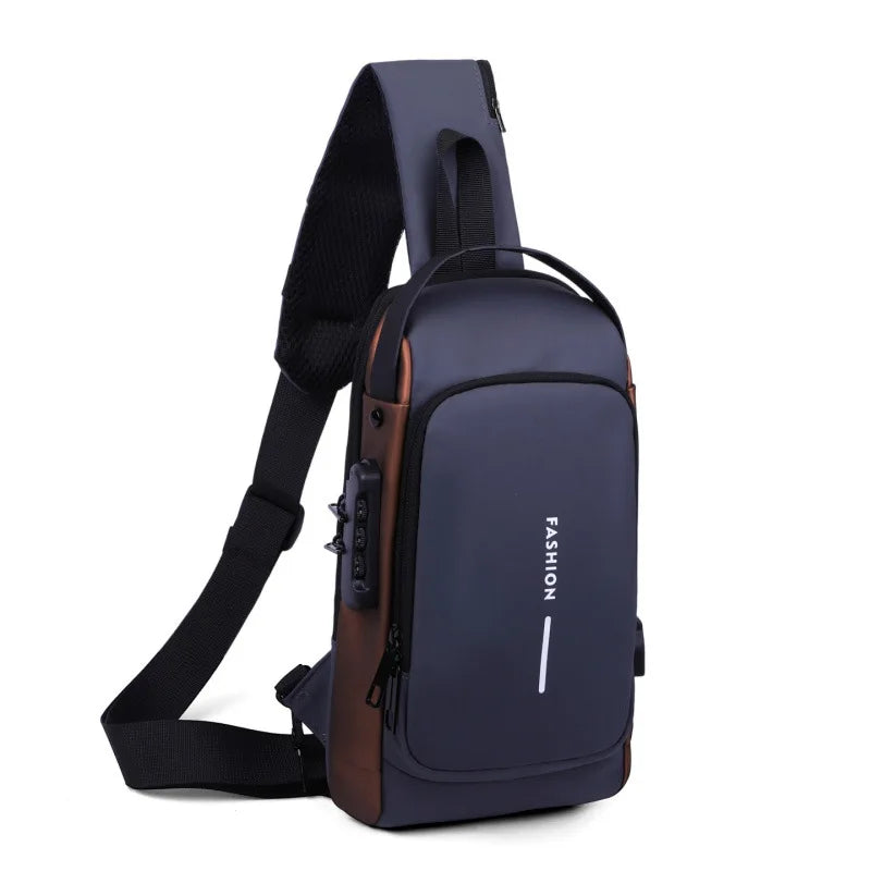 Anti-Theft Password Lock Chest Bag