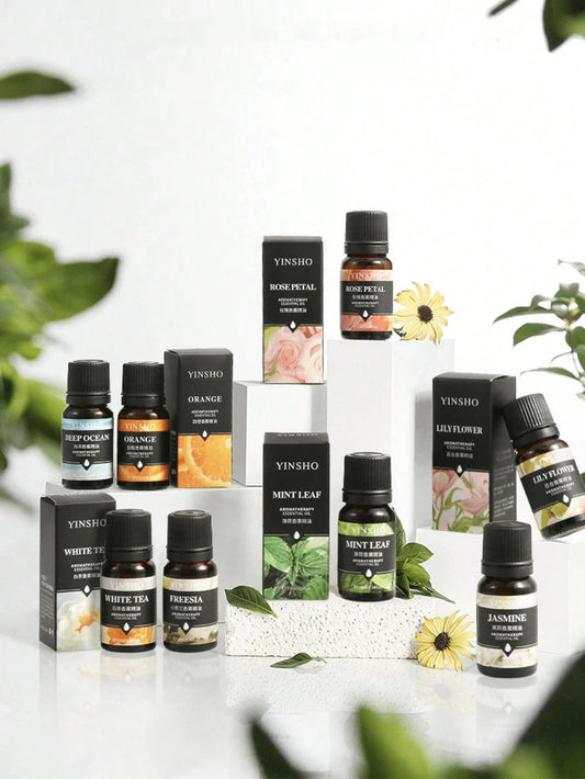PureEssence™ Essential Oil Refill – 10ml Aromatherapy Fragrance Bottles