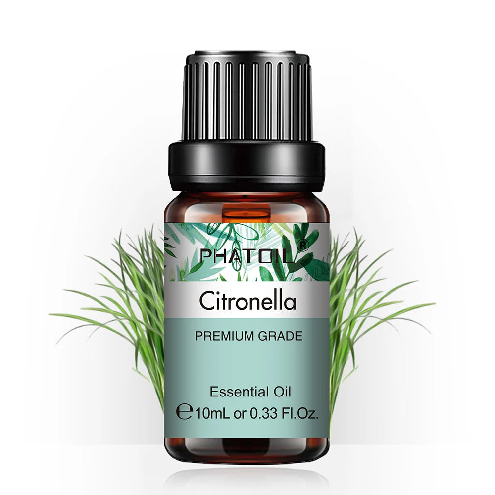 PHATOIL 10ml Pure Essential Oil – Natural Aromatherapy for Diffusers & Spa