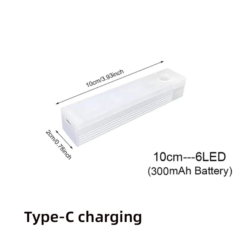 Magnetic Mount, Dimmable LED Strip Light for Closet, Kitchen, and Hallway (10–50cm)
