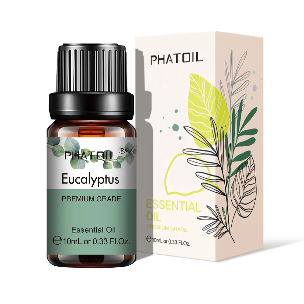 PHATOIL 10ml Pure Essential Oil – Natural Aromatherapy for Diffusers & Spa