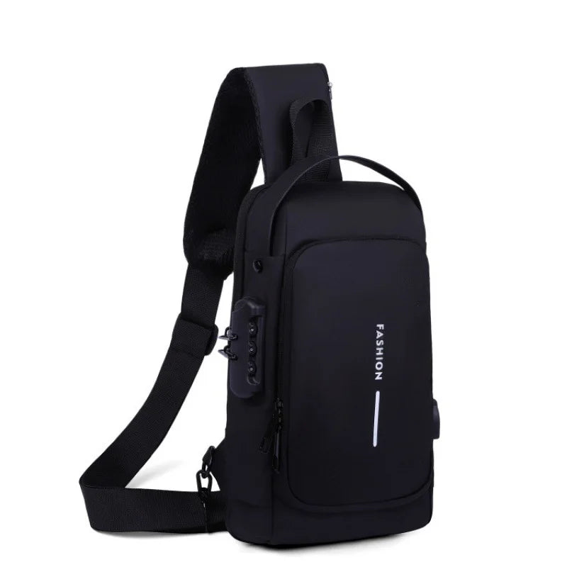 Anti-Theft Password Lock Chest Bag