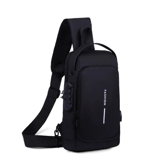 Anti-Theft Password Lock Chest Bag