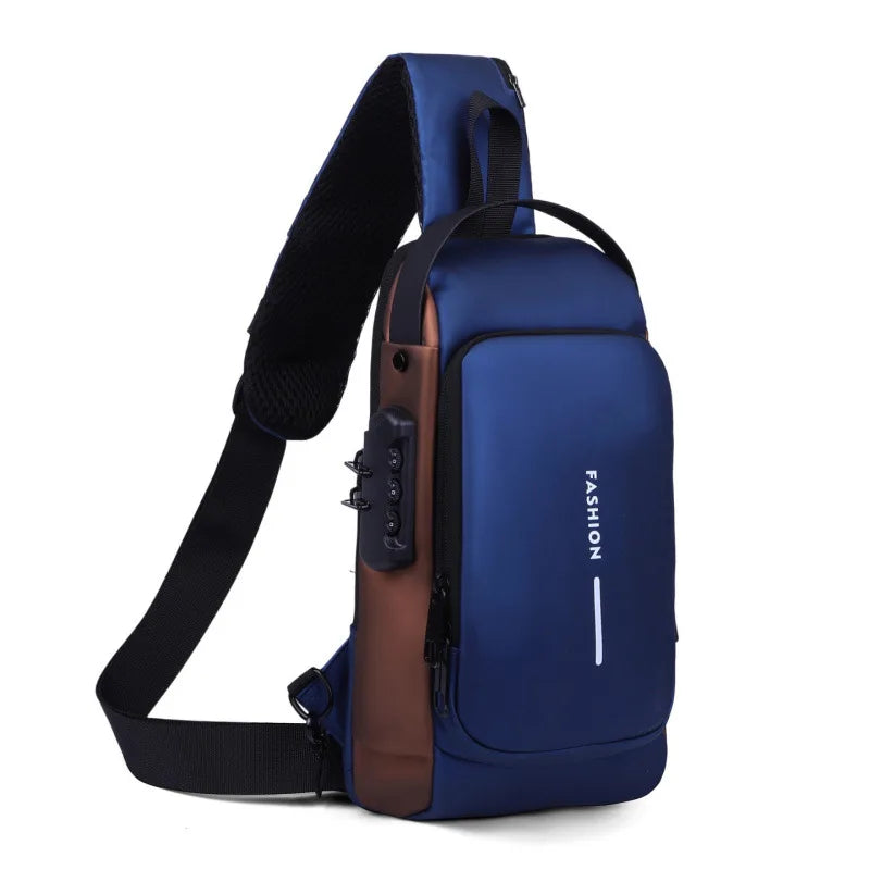 Anti-Theft Password Lock Chest Bag