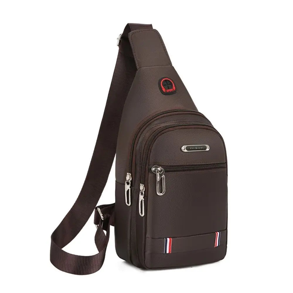 NoEnName_Null Men's Oxford Cloth Crossbody Shoulder Bag