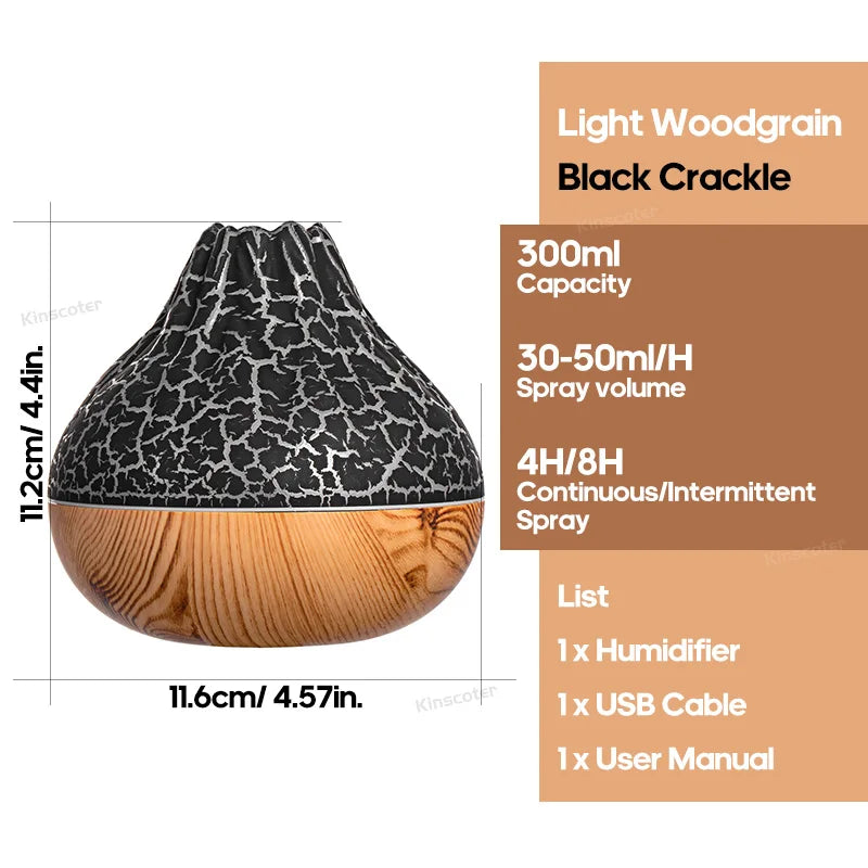 Volcano Mist™ 300ml USB Humidifier