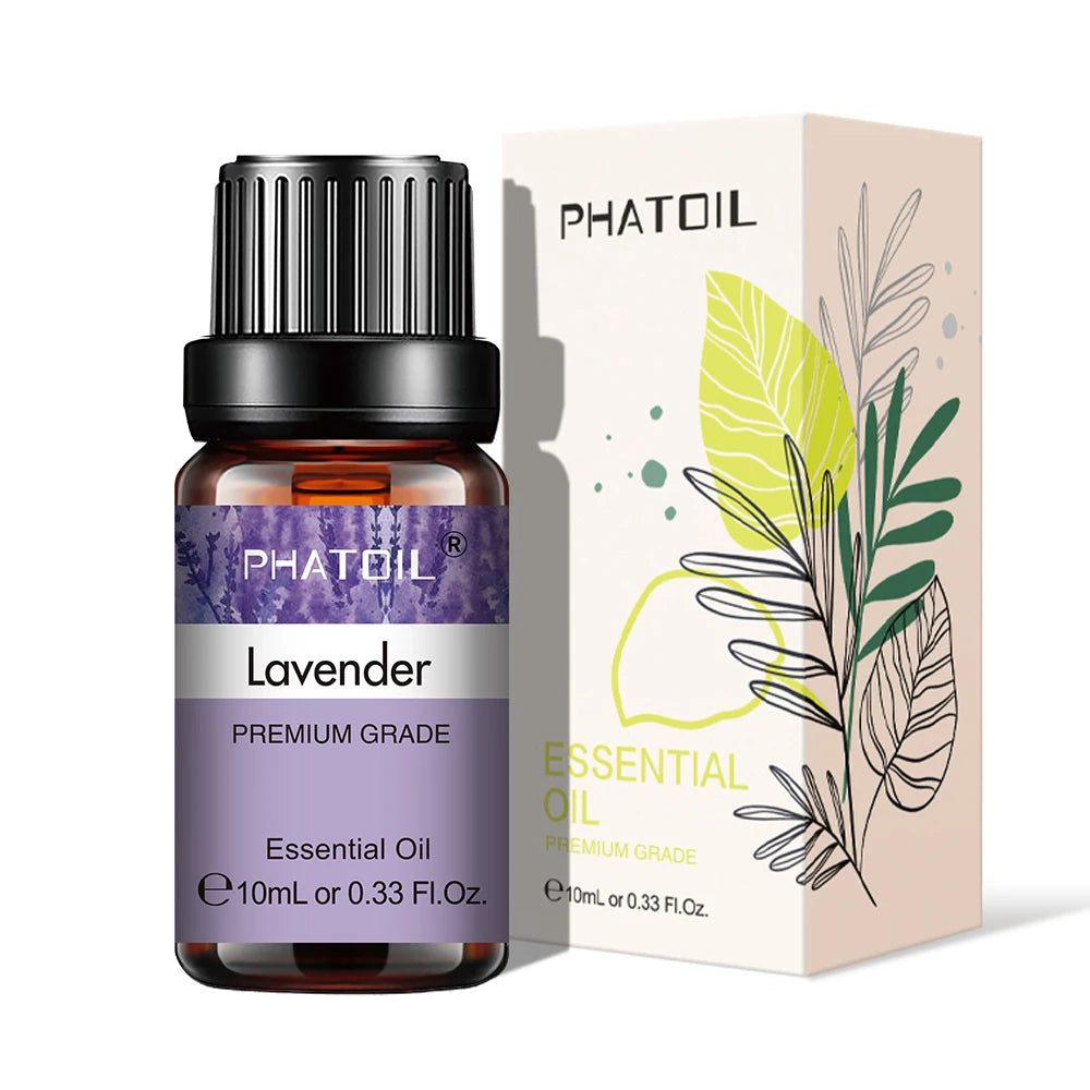 PHATOIL 10ml Pure Essential Oil – Natural Aromatherapy for Diffusers & Spa