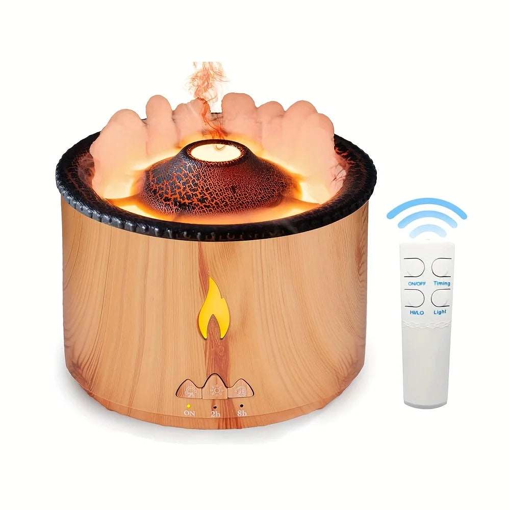 Soundwave technology Raindrop Humidifier with Aromatherapy Essential Oil Diffuser, 10.14oz