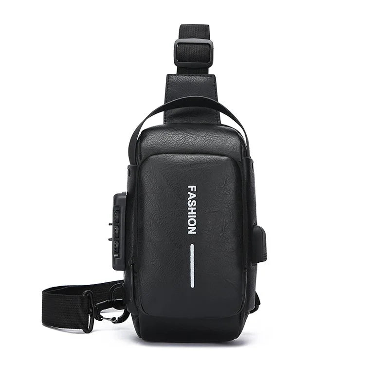 Sling Shoulder Bag with Anti-theft USB